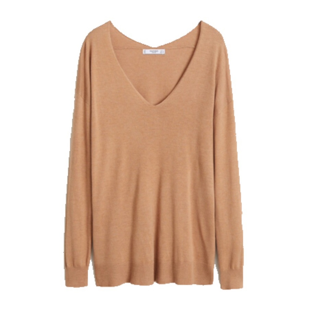 Mango V Neck Sweater